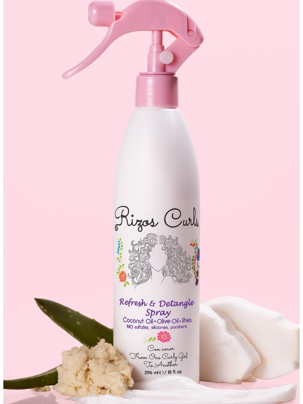 Rizos Curls Refresh & Detangle Spray - 10 fl oz